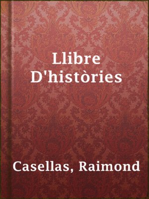 cover image of Llibre D'històries